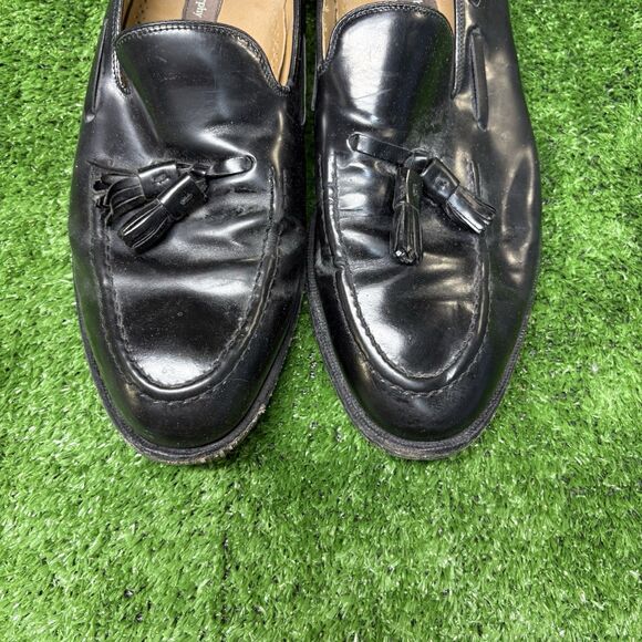 Johnston & Murphy Shoes Mens 10.5 3E Black Loafer Tassel Aristocrat Dandy Career main image 3